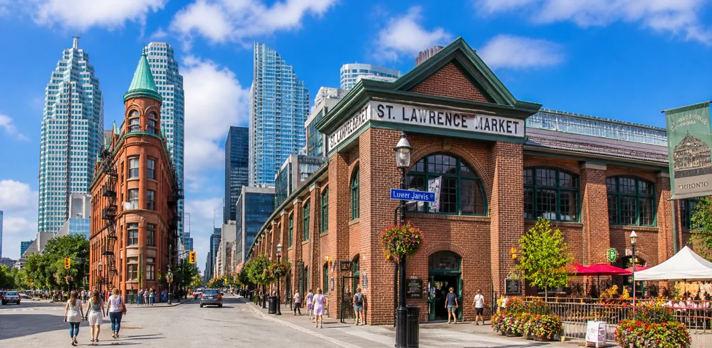 St Lawrence Market And City Skyline