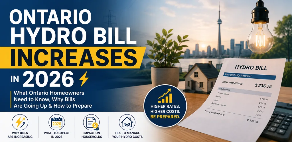 Ontario Hydro Bill Increases 2026