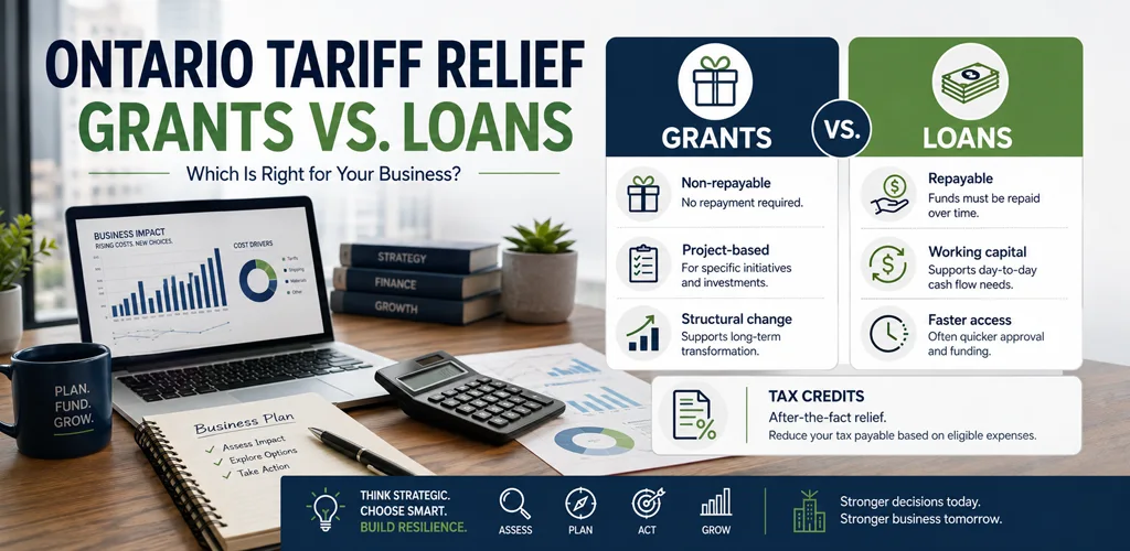 Ontario Tariff Relief Grants Vs Loans